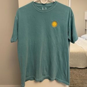 Riot Society embroidered men’s T-Shirt (sea foam)